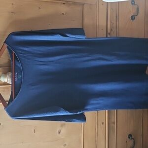 Lilly Pulitzer Navy Blue Long Sleeve T Shirt Dress Size Large